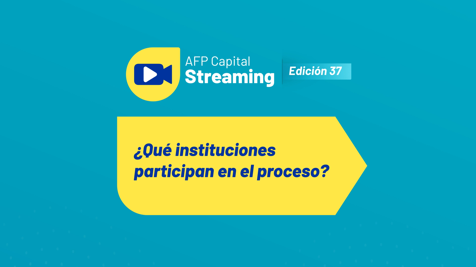 Lo más destacado del streaming 37: ¿Qué instituciones participan en el proceso?